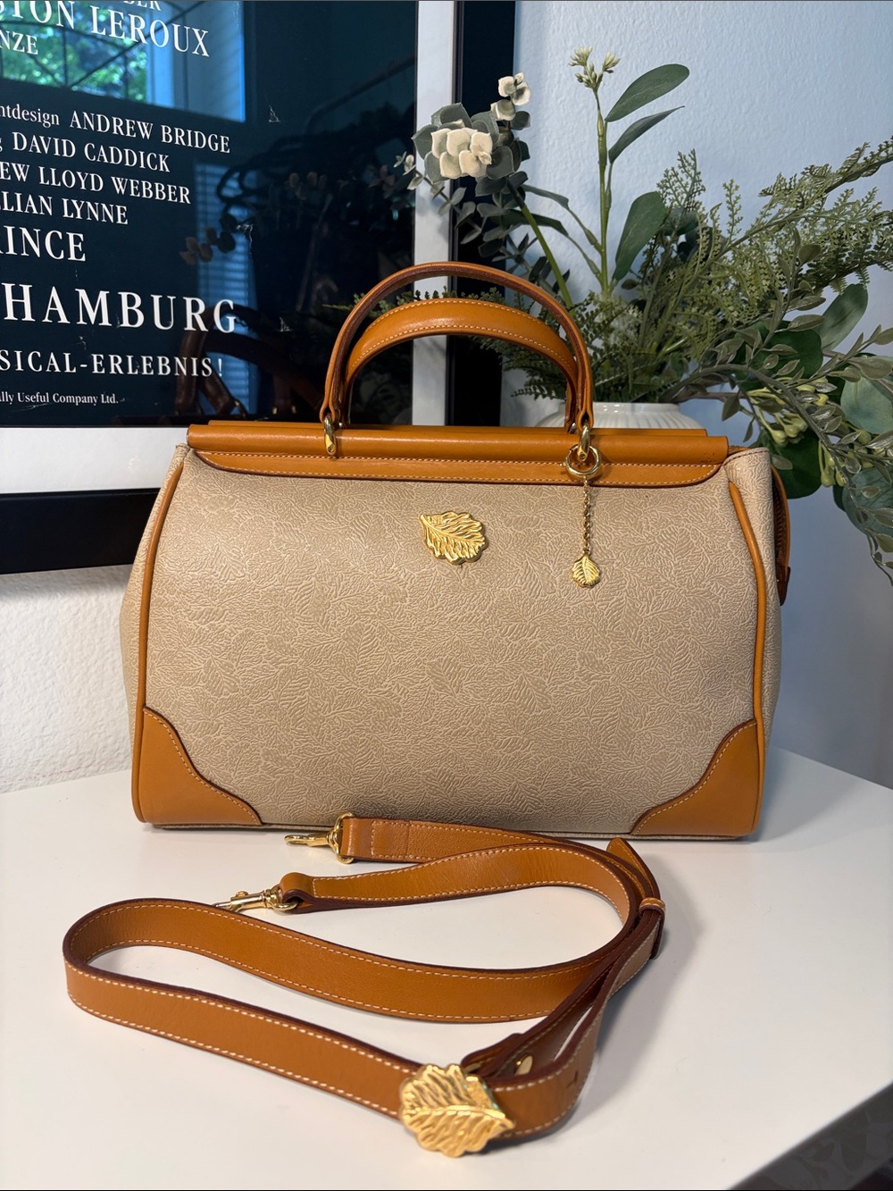 80’s Vintage Nina Ricci 2 Way Doctor Style Satchel